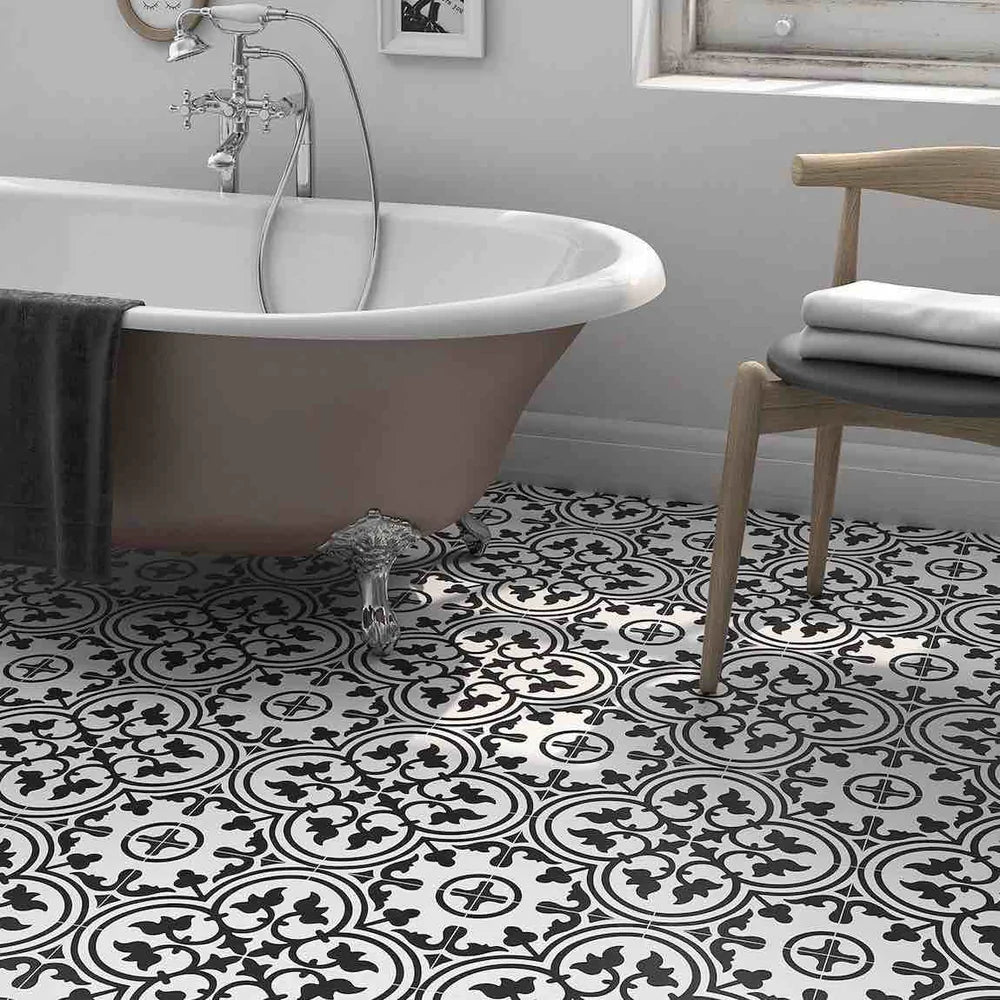 Water-inspired Grip Tiles for Your Bathroom Floor