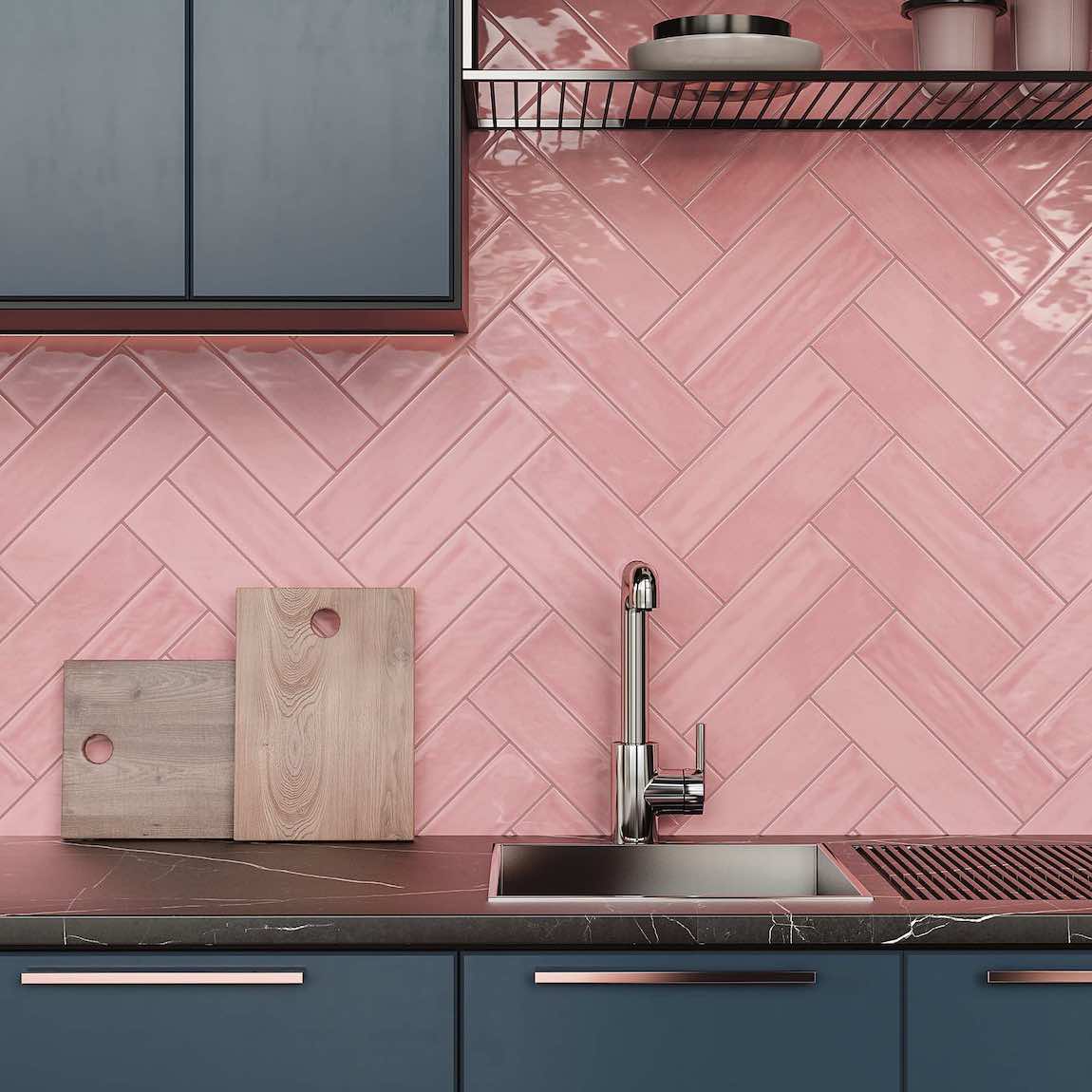 pink tile — AS SEEN ON — Kentucky Rose Designs