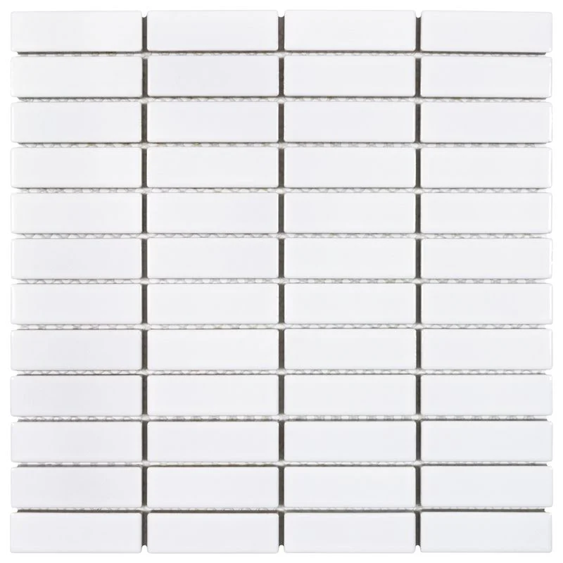 Urbana Stacked White Glossy Porcelain Mosaic Tile Questions & Answers