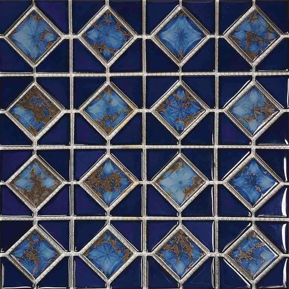 Earth Blue Diamond Pool Mosaic Tile Questions & Answers