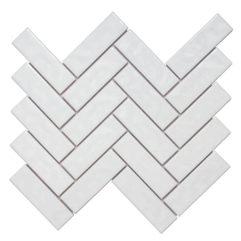 Herringbone Ceramic Wall Tile White Questions & Answers