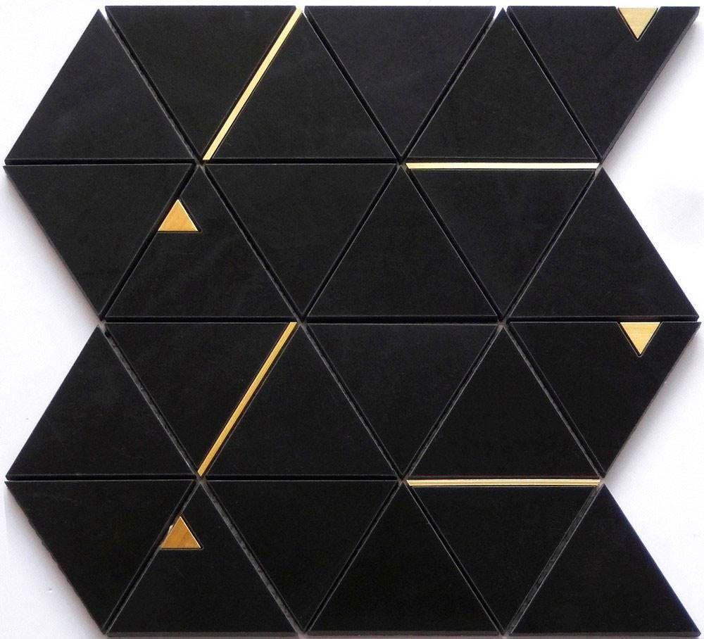 Inlay Brass Gold Black Tile Pyramid Questions & Answers