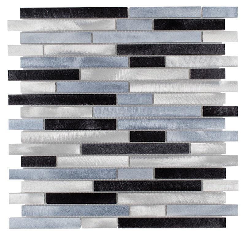 Aluminum Mosaic Tile Interlocking Black Mix Questions & Answers