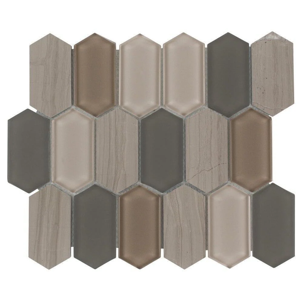 Glass Stone Mosaic Tile Picket Dune Questions & Answers