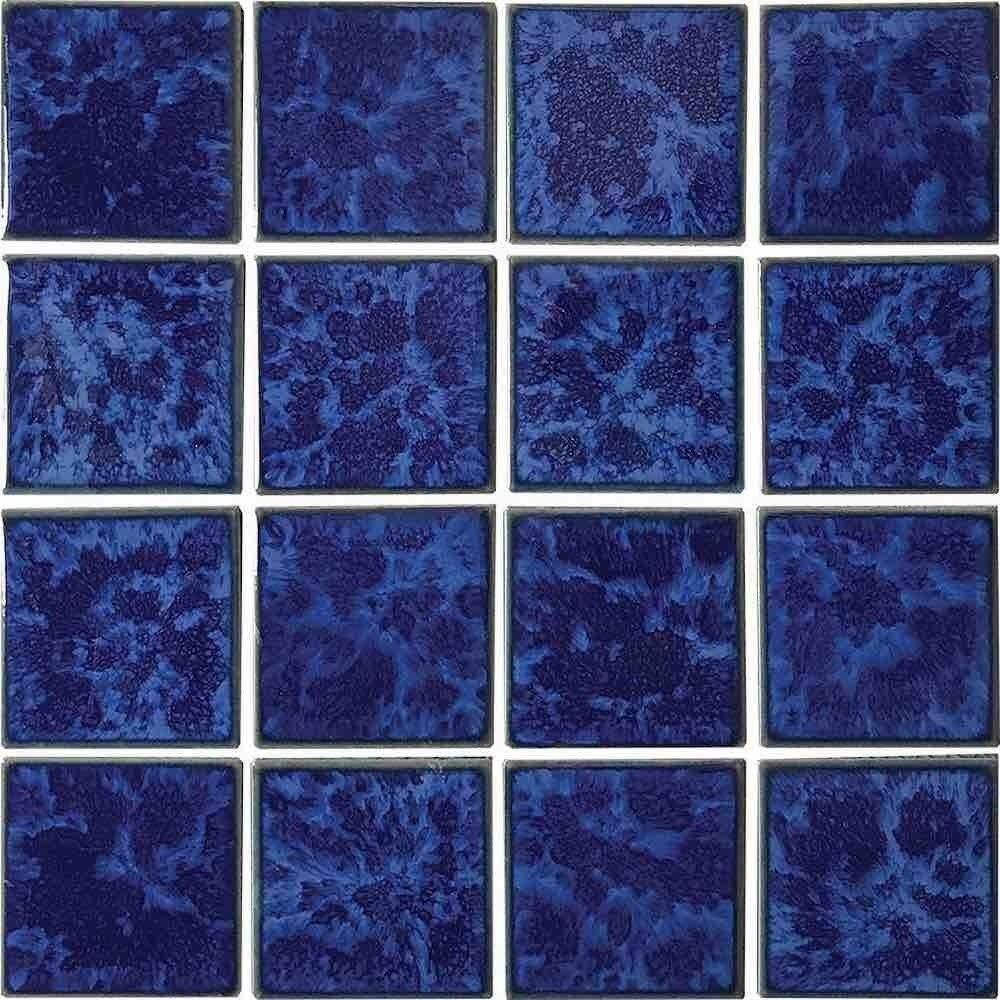 Pool Mosaic Tile Reflection Caribbean Blue 3 x 3 - Can this tile be used on a bathroom floor?