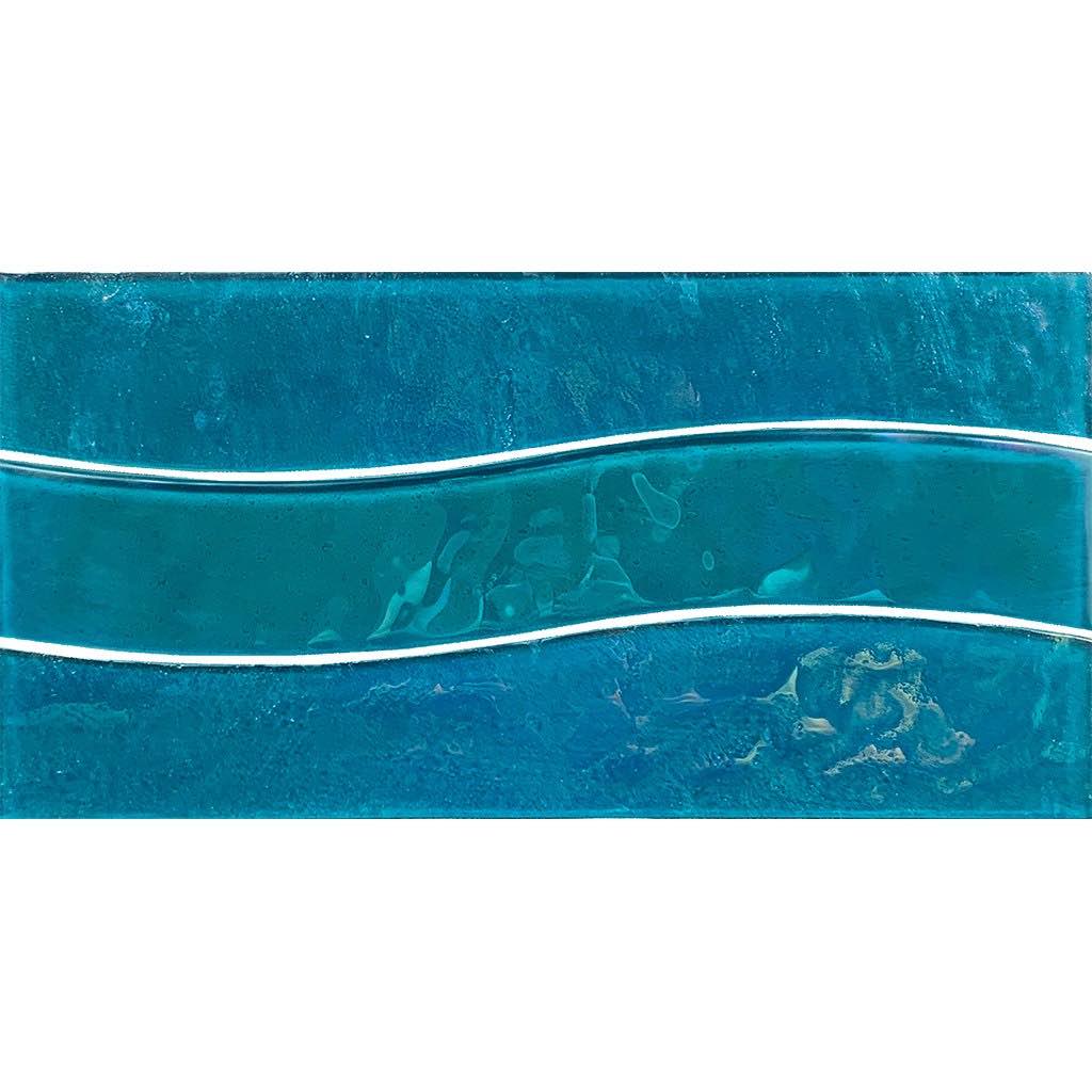 Wave Glass Pool Waterline Tile Turquoise 6x12 Questions & Answers