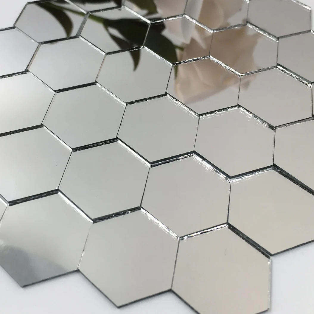 Mirrored Glass Tile Hexagon 5x6 Questions & Answers