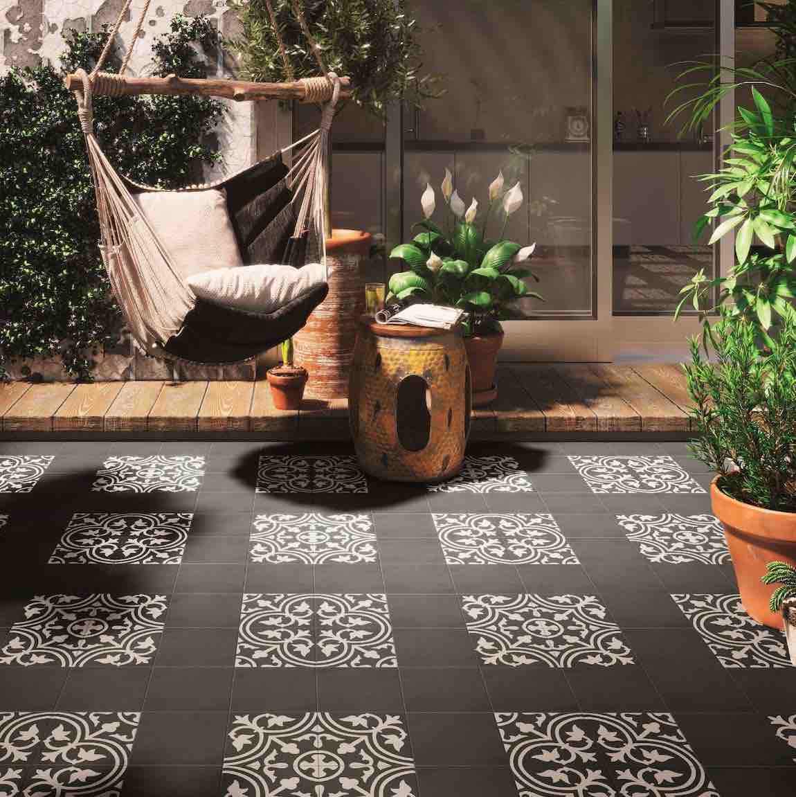 Jazz Patterned Porcelain Tile Backyard 8x8 Questions & Answers