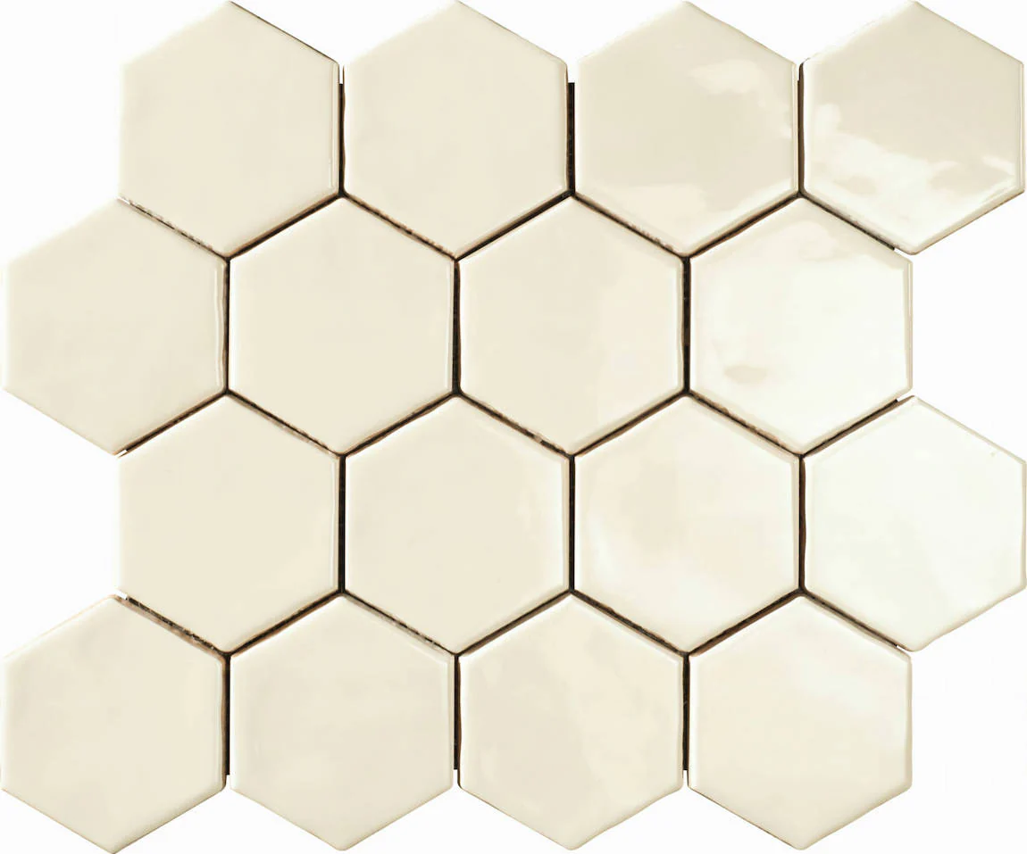 ColorClay Hexagon Tile Vanilla Glossy 11x13 Questions & Answers