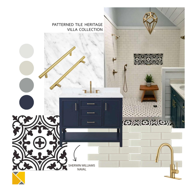 Modern Farmhouse Moodboard Design Idea