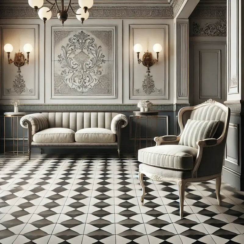 23 Classic Black and White Floor Tiles for Your Home