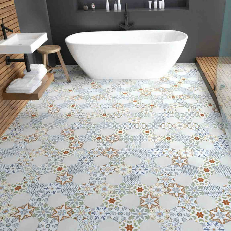 Rejuvenate With Floral Tiles: 6 Ideas