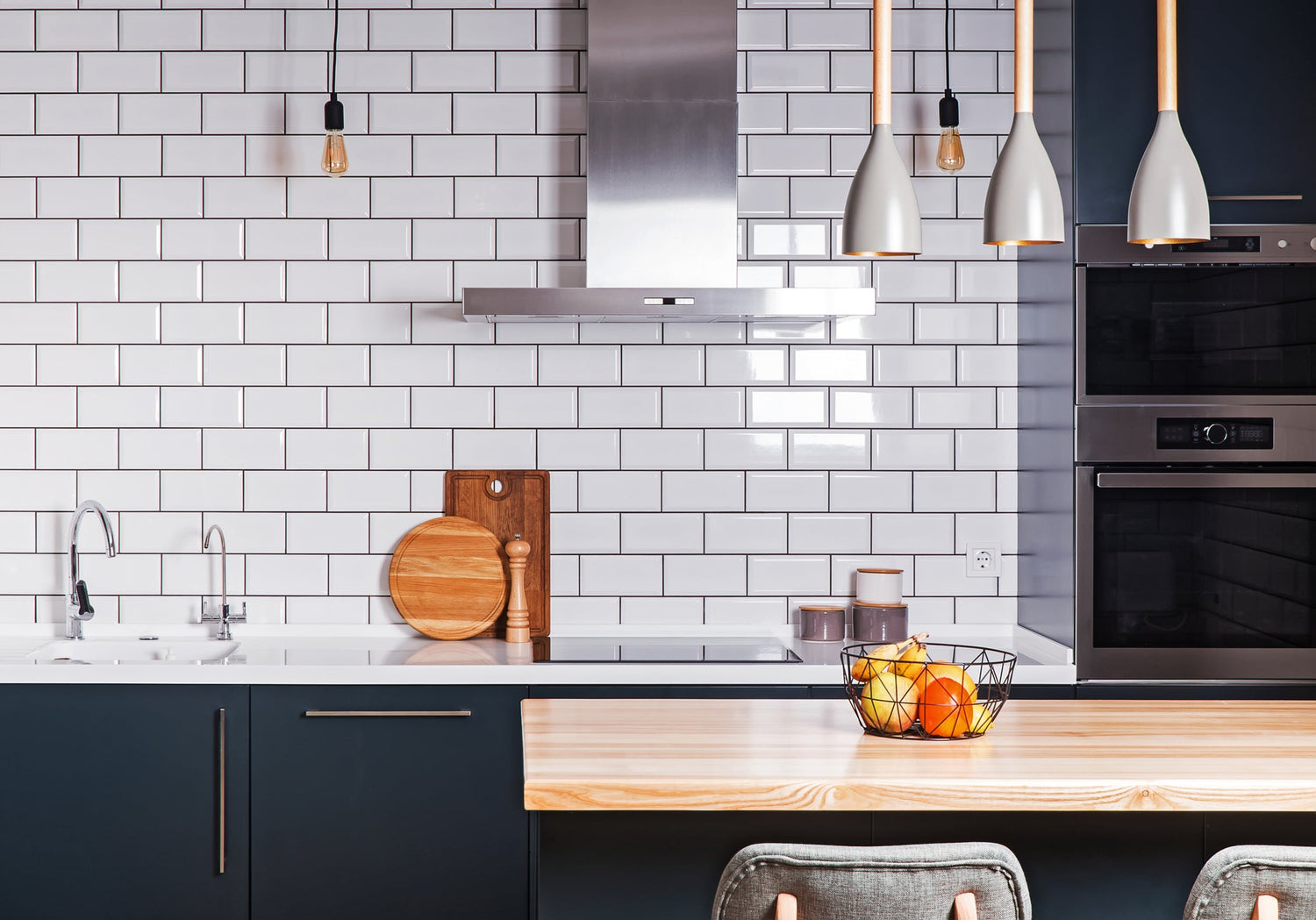 White Subway Tile Backsplash