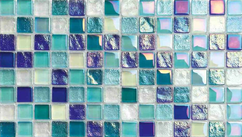 Reflections Iridescent Glass Tile Collection | Mineral Tiles