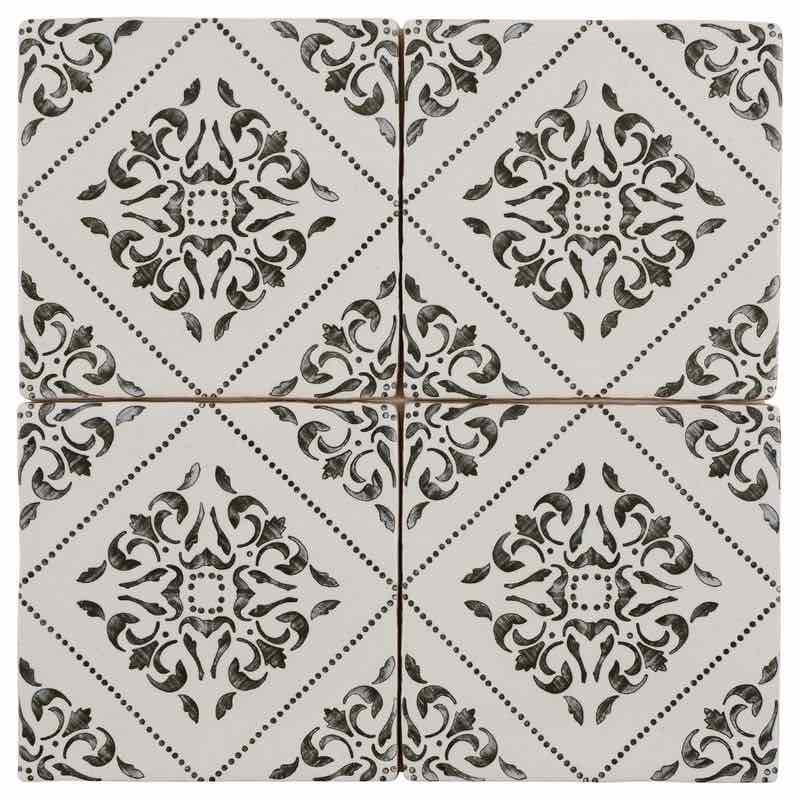 Satin Ceramic Tile Salvador Gemstone 5x5