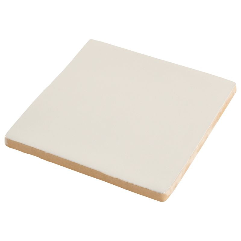 Satin Ceramic Field Tile Oatmeal 5x5