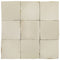 Zellige Heritage Ceramic Distressed Wall Tile Sand 4x4 for kitchen backsplash