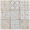 Zellige Heritage Ceramic Distressed Wall Tile Sand Mix 4x4 for kitchen backsplash