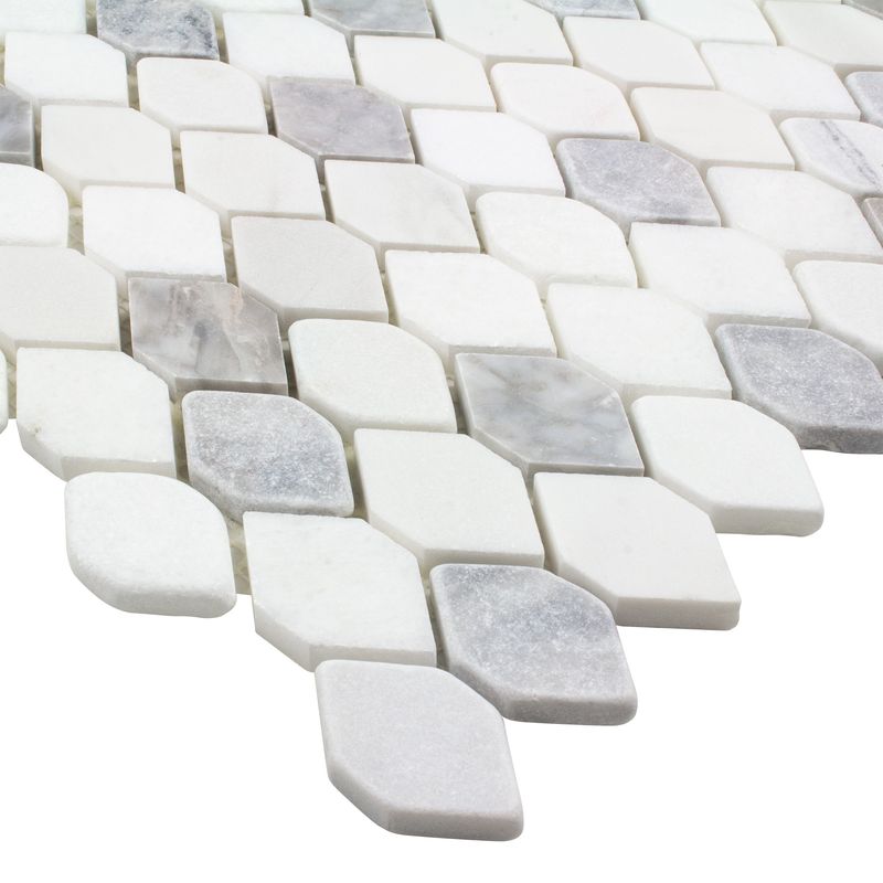 Perspective Blend Stone Mosaic Tile for Kitchen, Bathroom, and Shower Walls