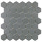 Urbana Hex Grey Matte Porcelain Mosaic Tile kitchen backsplash, and bathrooms