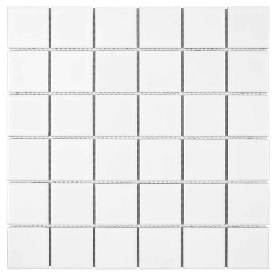 Urbana 2x2 White Matte Porcelain Mosaic Tile for shower floors