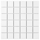 Urbana 2x2 White Matte Porcelain Mosaic Tile for shower floors