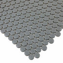 Urbana Penny Grey Matte Porcelain Mosaic Tile for shower floor and walls