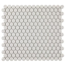 Urbana Penny Pearl Glossy Porcelain Mosaic Tile for bathroom and showers