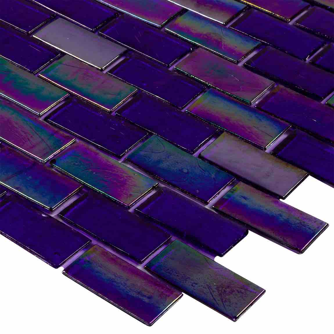 Glass Pool Mosaic Tile Jensen Beach 1x2 Iridescent