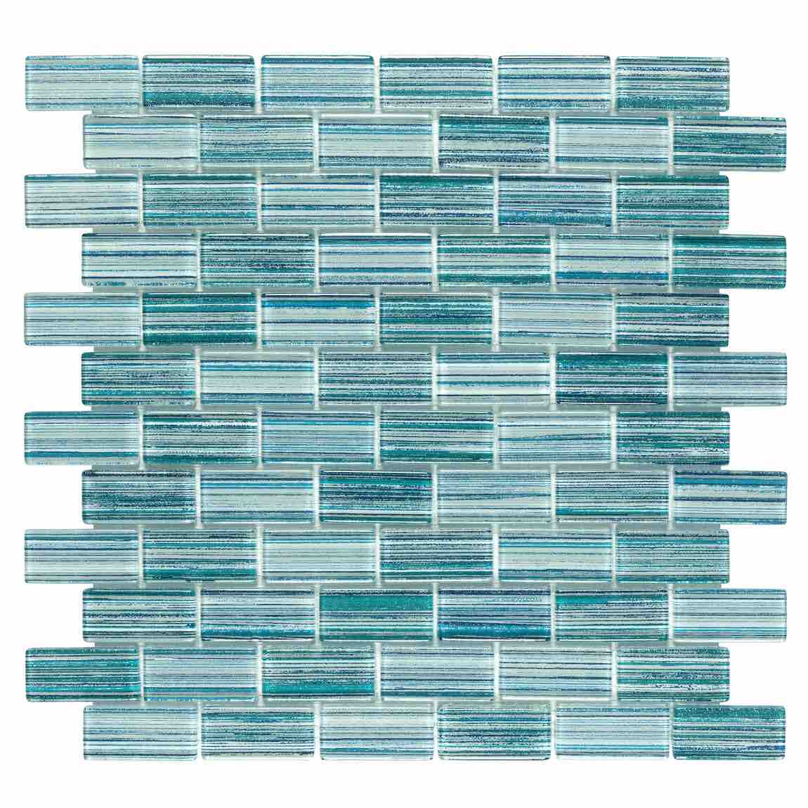 Glass Pool Mosaic Tile Hobe Sound 1x2