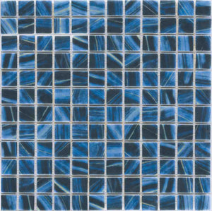 Preserve Recycled Glass Mosaic Tile Bora 1x1 for bathroom, showers, pools, and spas