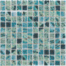 Preserve Recycled Glass Mosaic Tile Kea 1x1 for pools, spas, bathroom, and showers