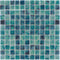 Preserve Recycled Glass Mosaic Tile Kalimantan 1x1 for pools, spas, bathrooms, and showers