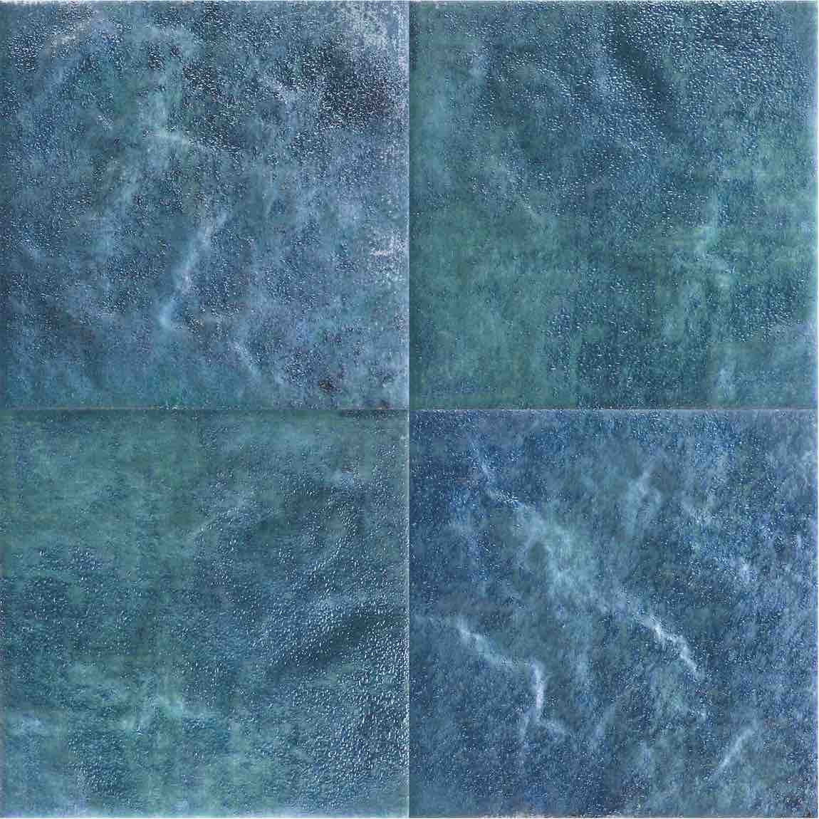 Porcelain Pool Tile Atol Turquoise 6x6 for swimming pool waterline, spas, water feature, kitchen backsplash, bathroom, and shower walls