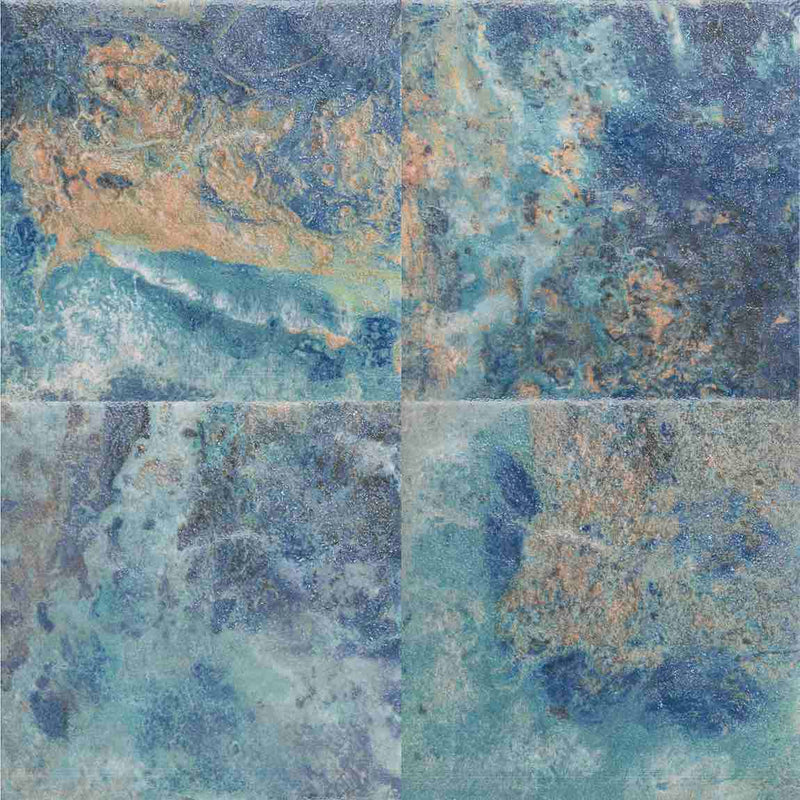 Porcelain Pool Tile Atol Cuba 6x6 for swimming pool waterline, spas, water feature, kitchen backsplash, bathroom, and shower walls