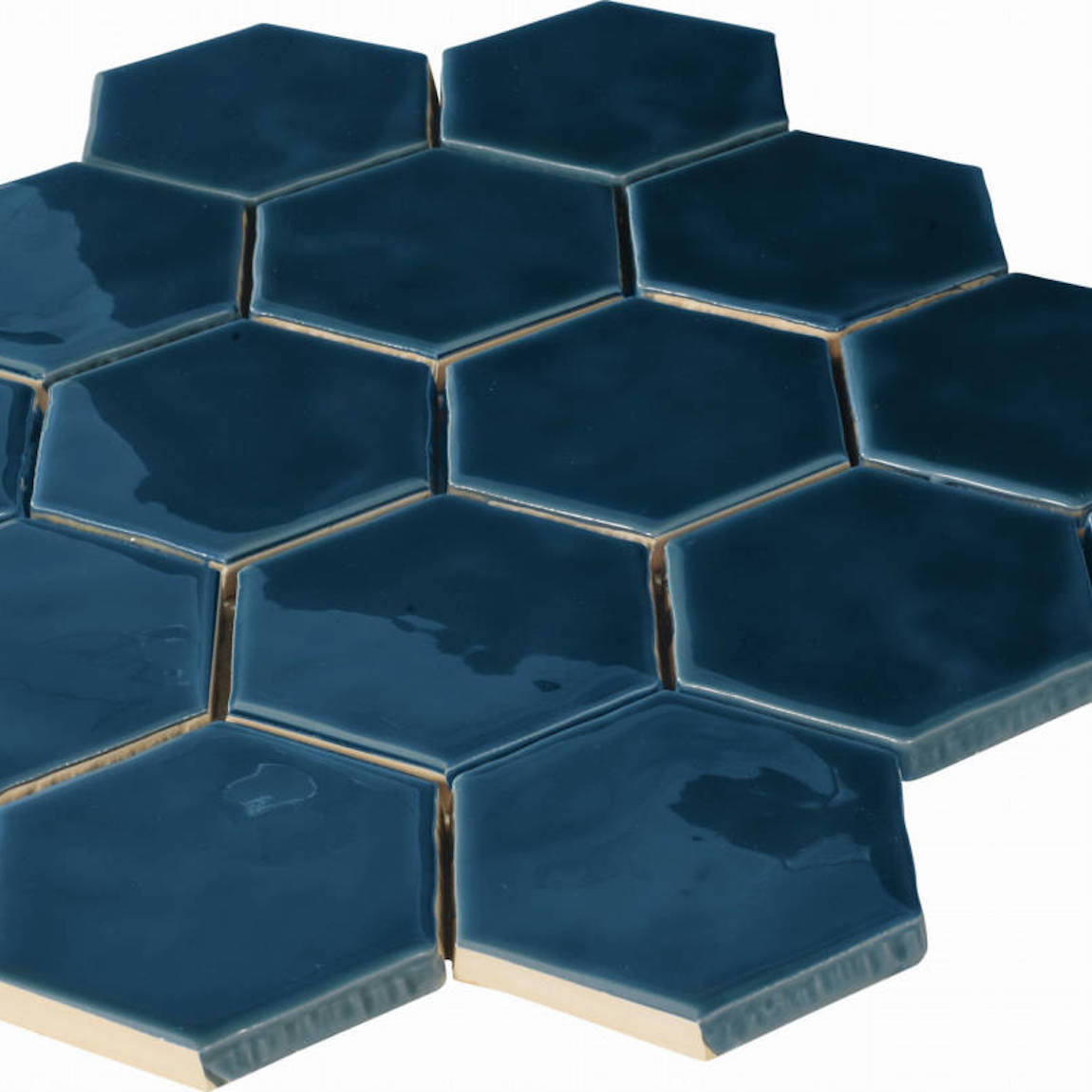 ColorClay Hexagon Tile Twilight Glossy 11x13