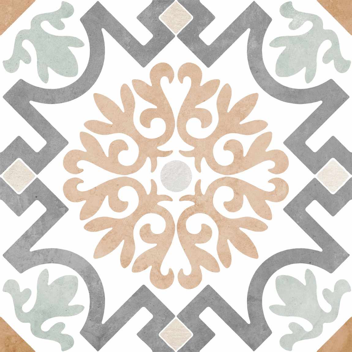 Old Oslo Patterned Porcelain Tile 6x6