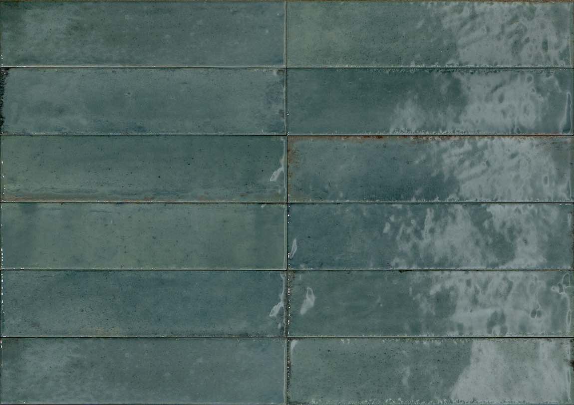 Magnolia Distressed Subway Tile Turquoise 2.5x9.5