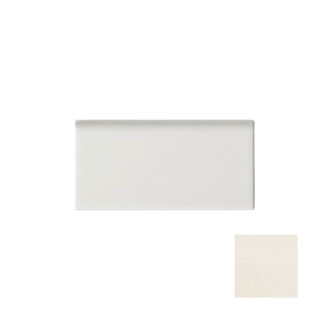 Bullnose Tile Renaissance Biscuit 3x6 Glossy