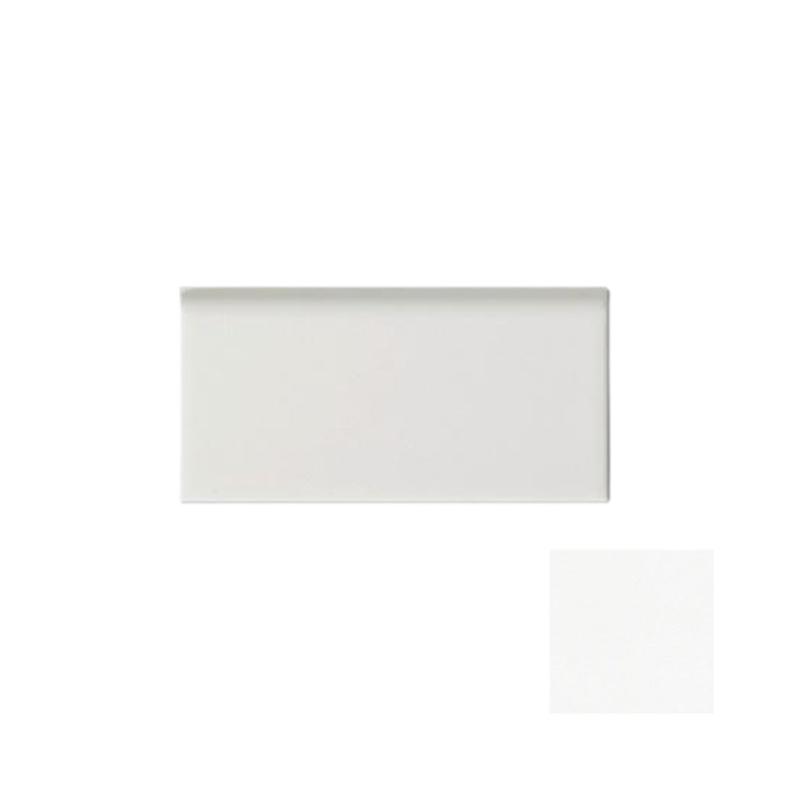 Bullnose Tile Renaissance White 3x6 Glossy