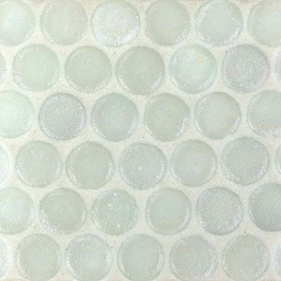 Fluid Shellfish Penny Recycled Glass Tile