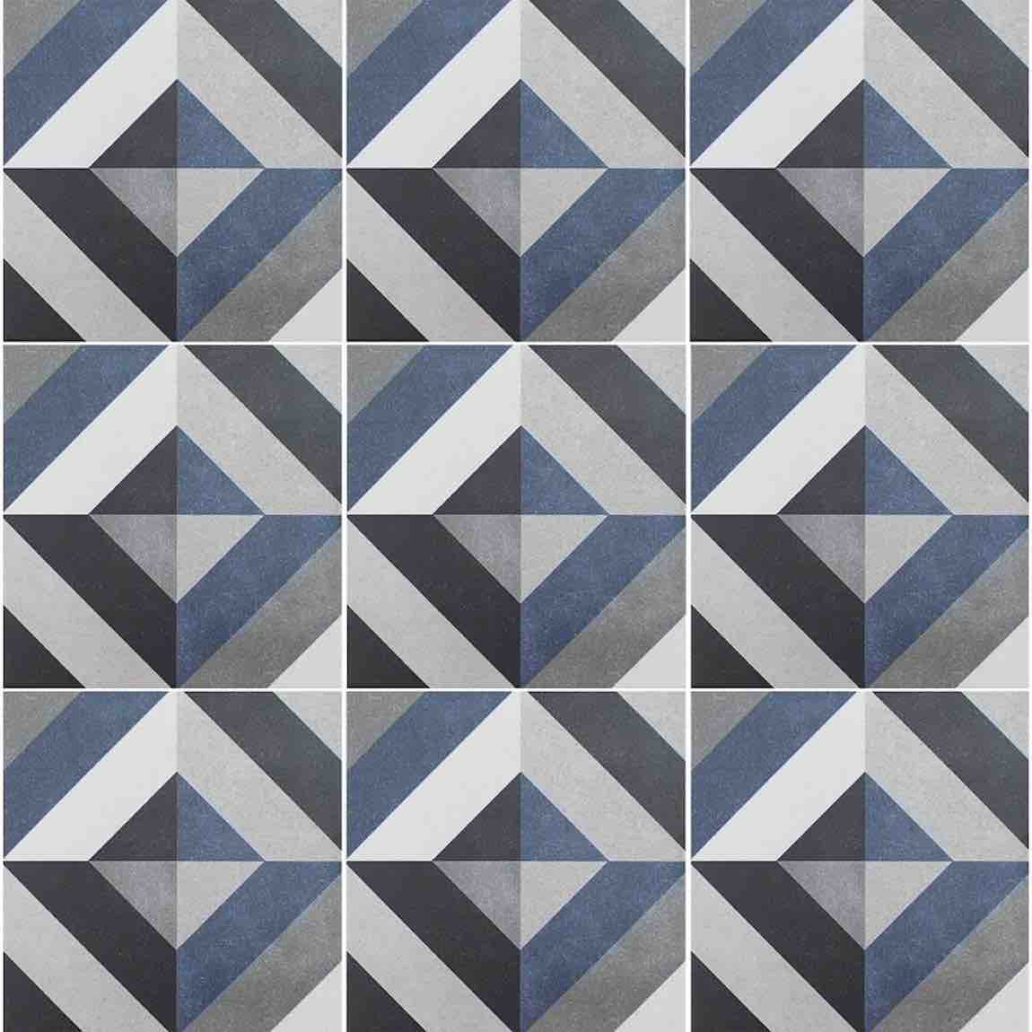 Patterned Porcelain Tile Design District 6x6