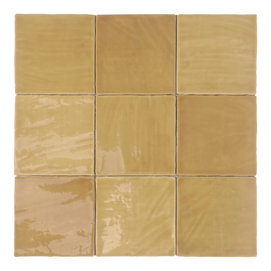 Nostalgia Ceramic Tile Honey Glossy 6x6