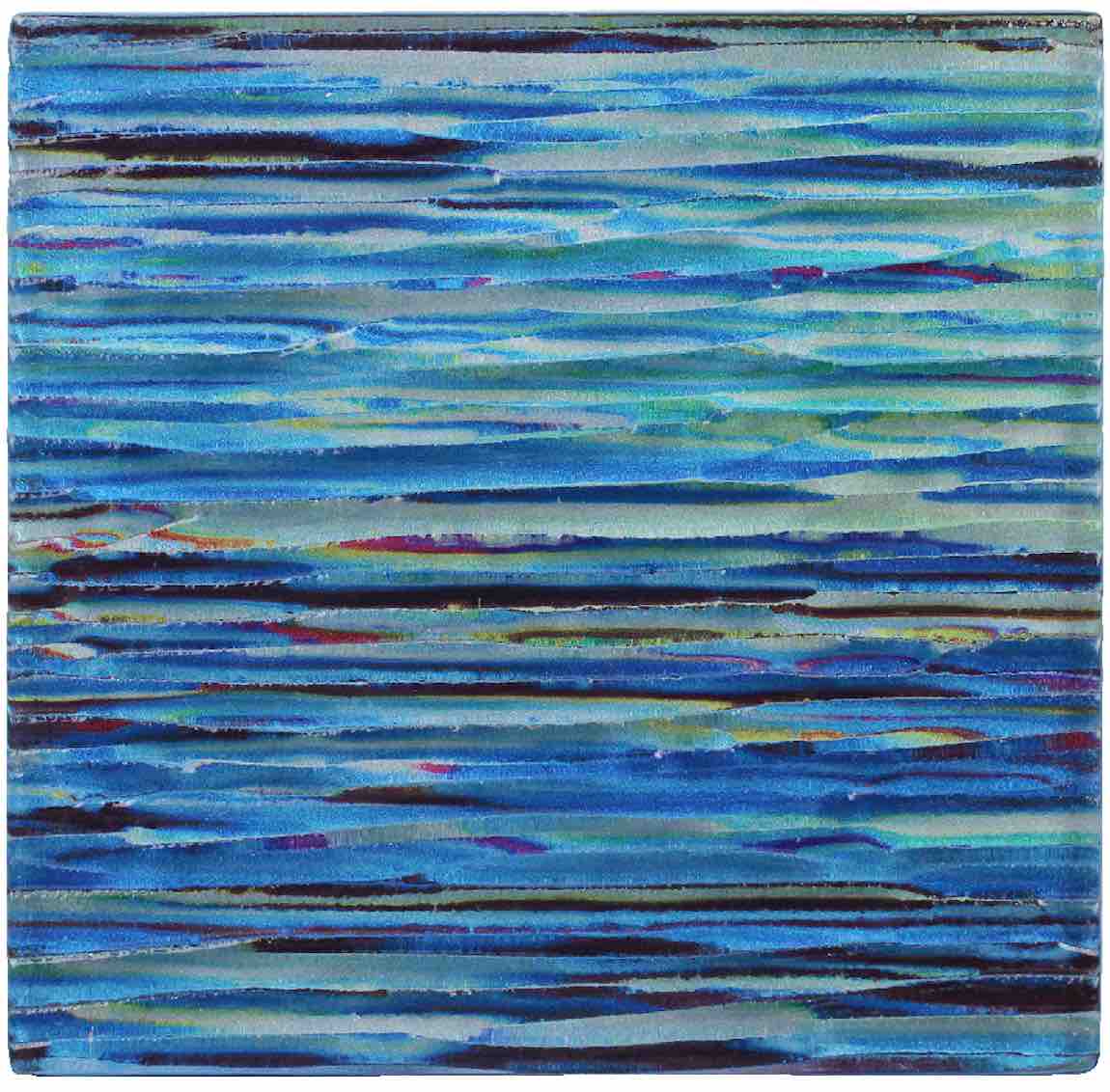 Glass Pool Tile Waves Sea 6x6