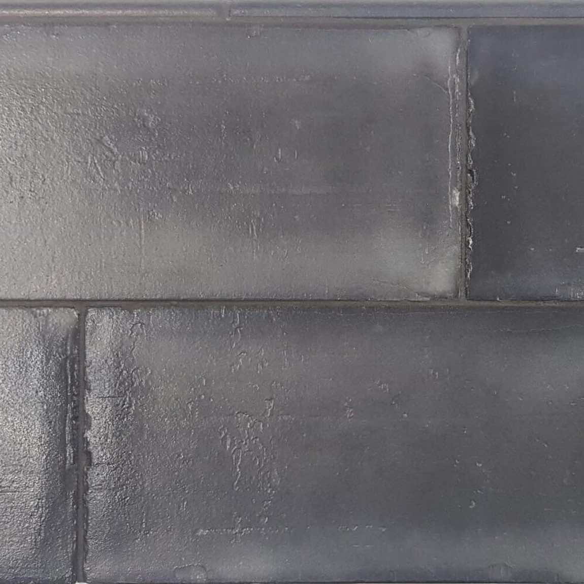 Artigianale Ceramic Tile 4x8 Silver Metallic