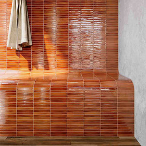 tiles spa featuring the Watercolour Stick Mosaic Tile Royal Jelly