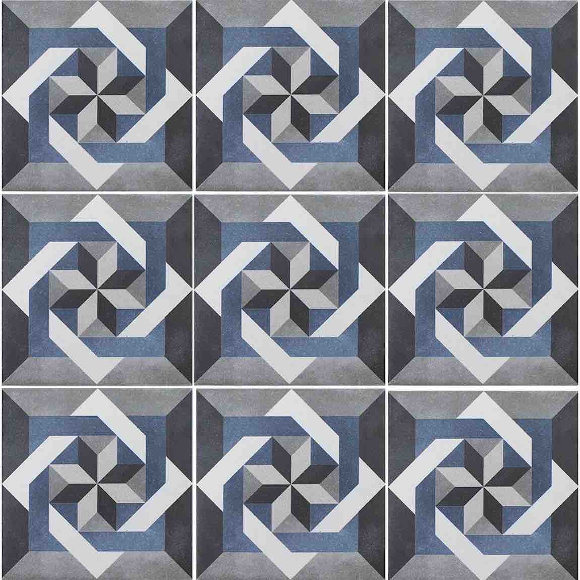 Patterned Porcelain Tile Wynwood 6x6