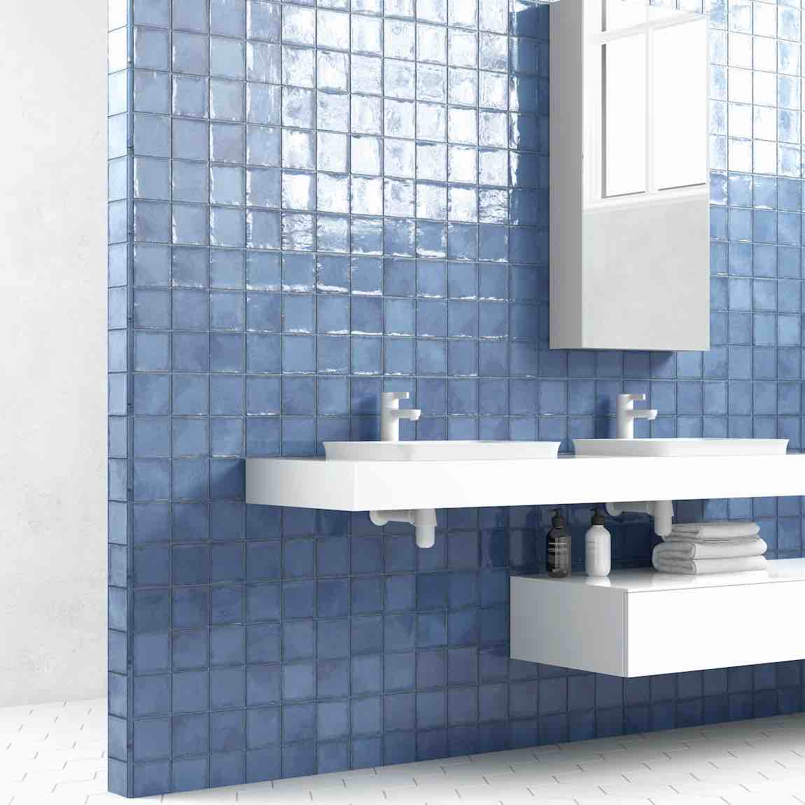 Farmhouse Wall Tile 4x4 Dark Blue