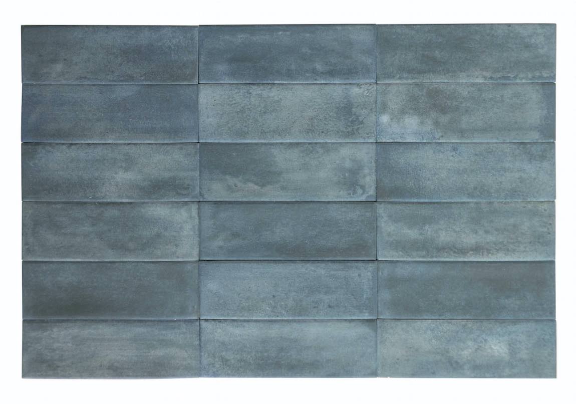 Organic Style Subway Tile Blue 2x6