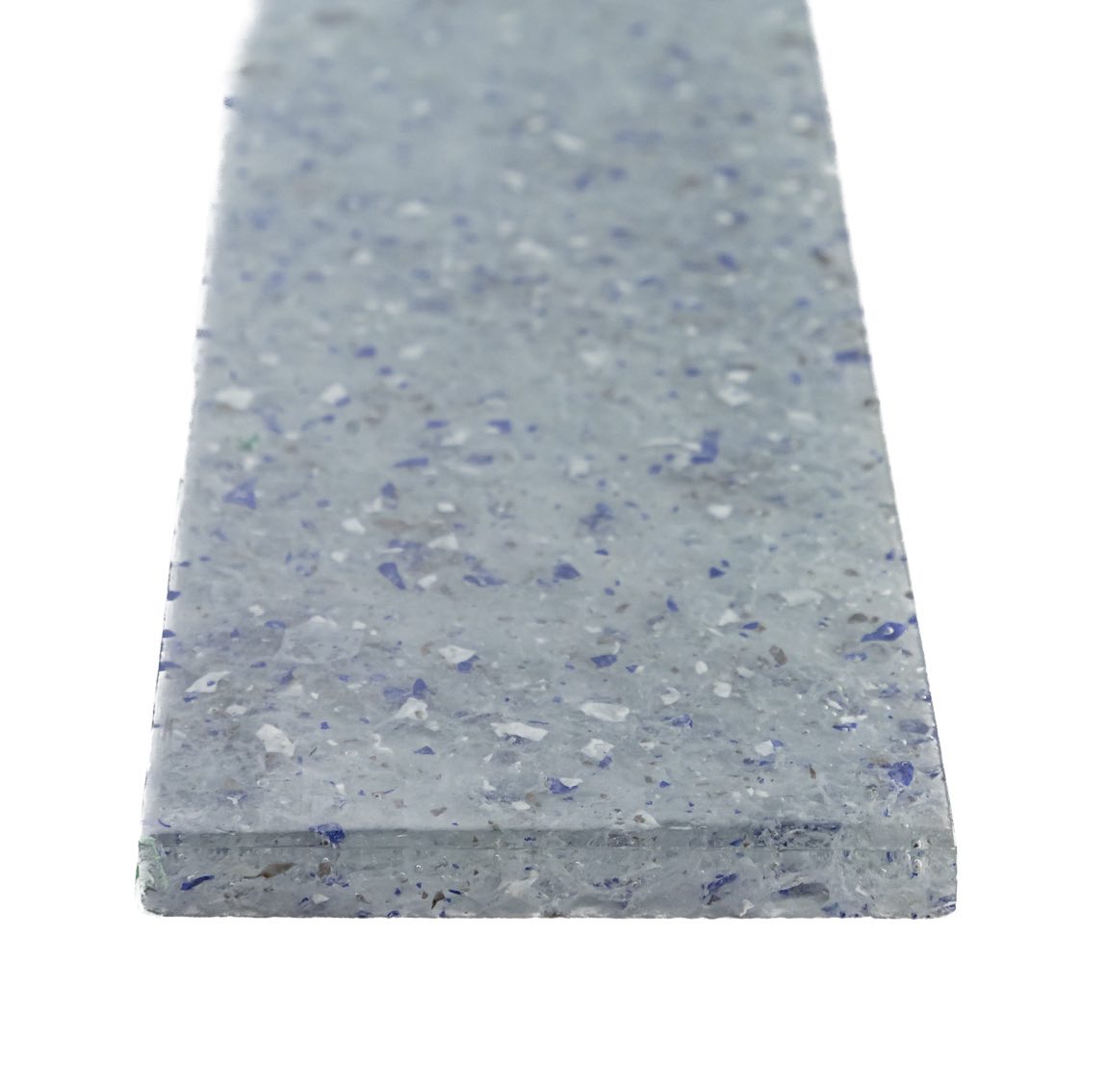 Fluid Glass Tile Clear Blue 3.5x14